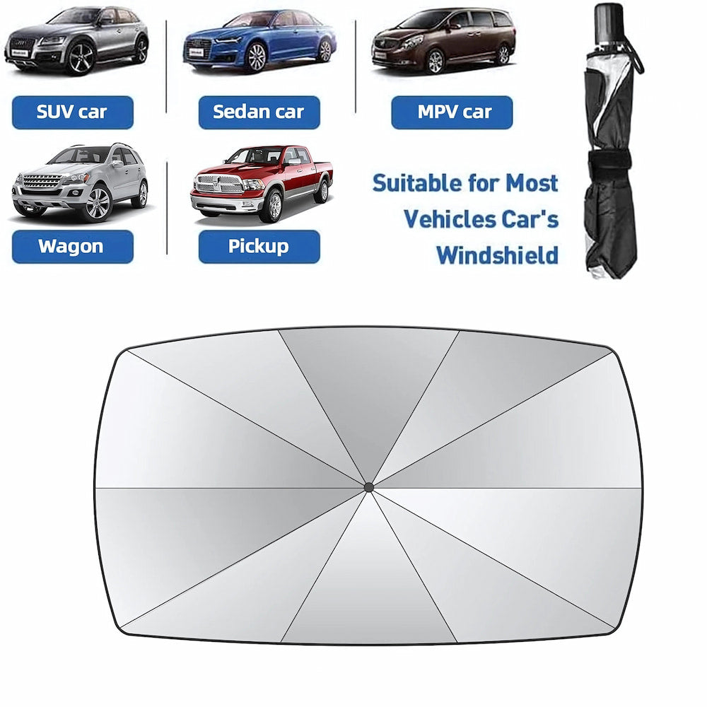 Universal Car Sun Shade Windshield Umbrella