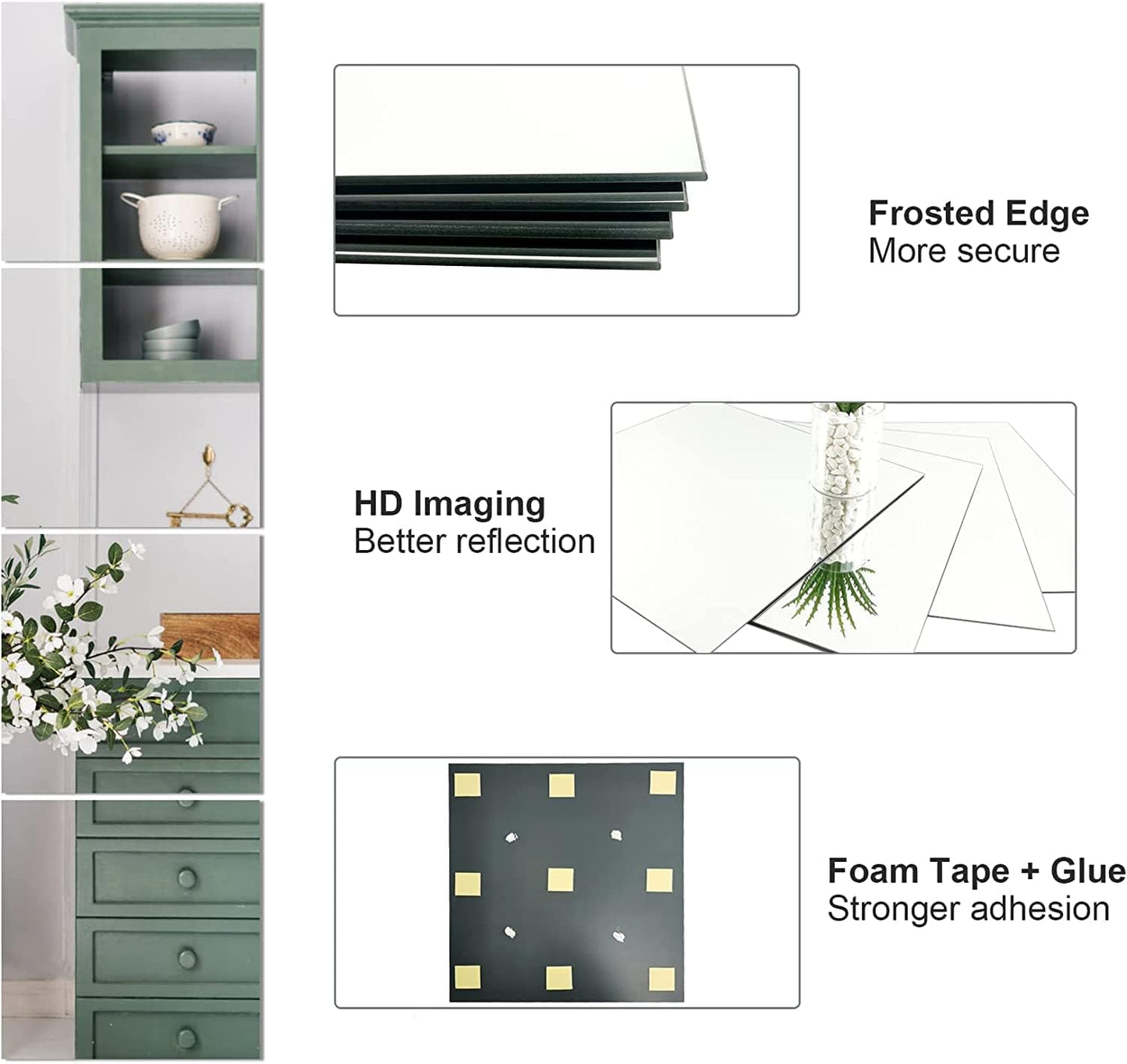 3D Acrylic Mirror Squares