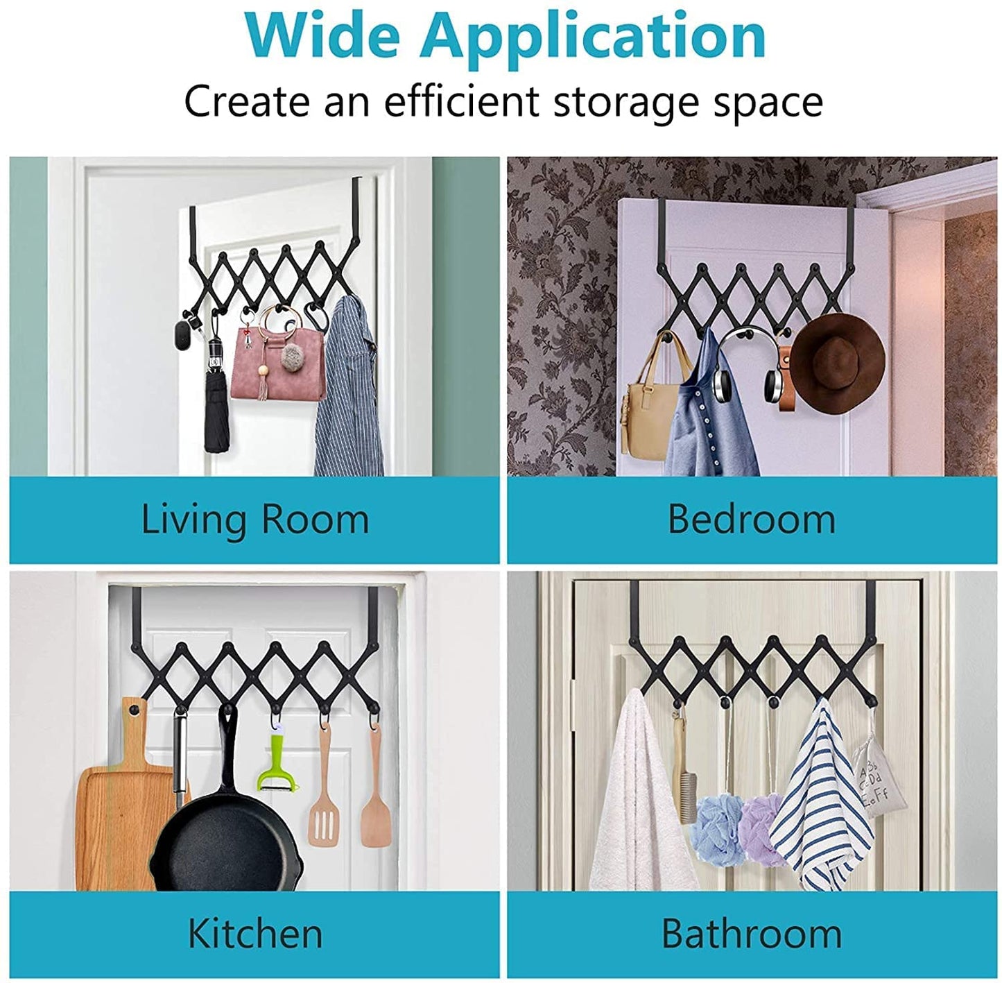 FlexiHook Over Door Rack