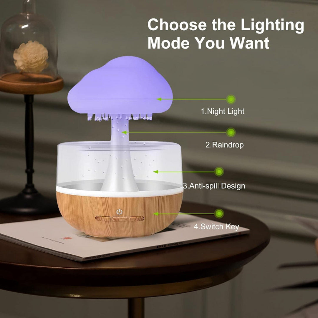 CloudMist™ Soothing Rain Humidifier & Aroma Diffuser