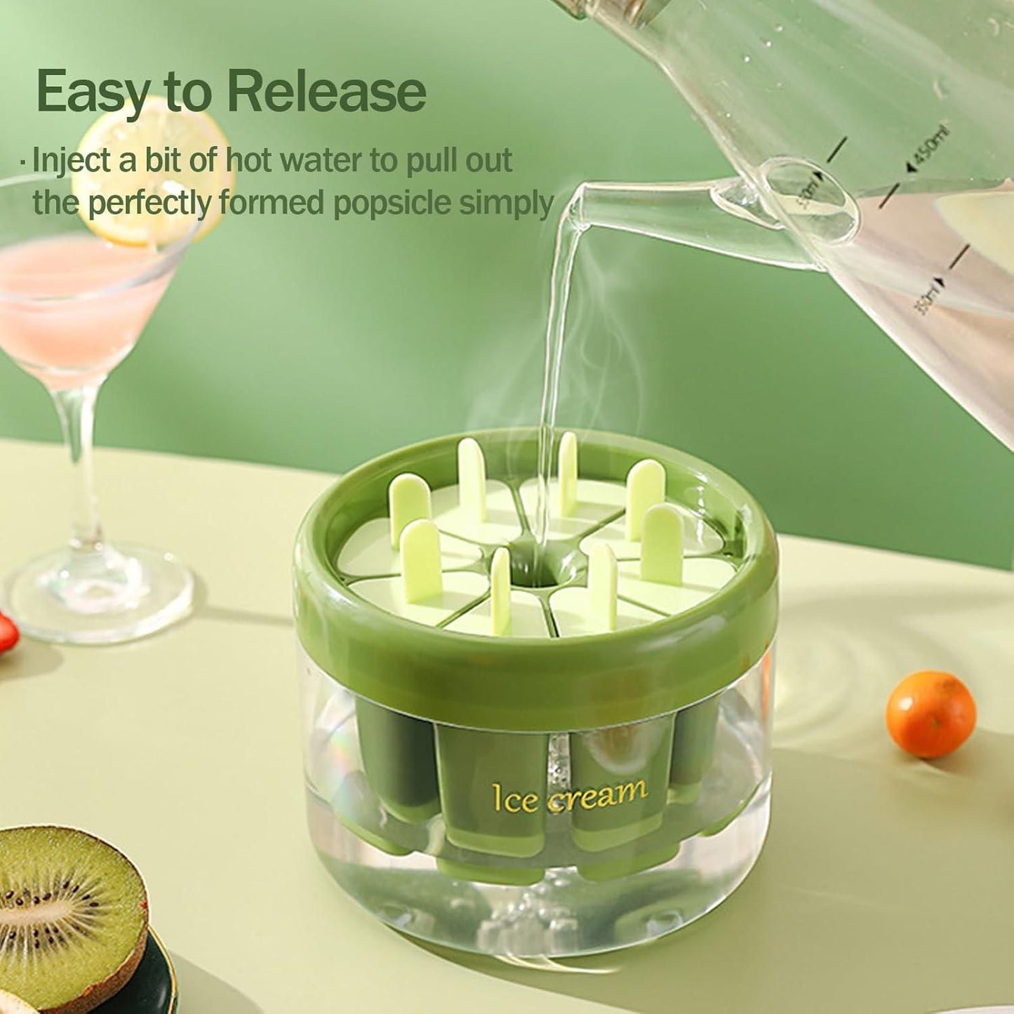 ChillCraft 8-Piece Ice Pop Mould Set