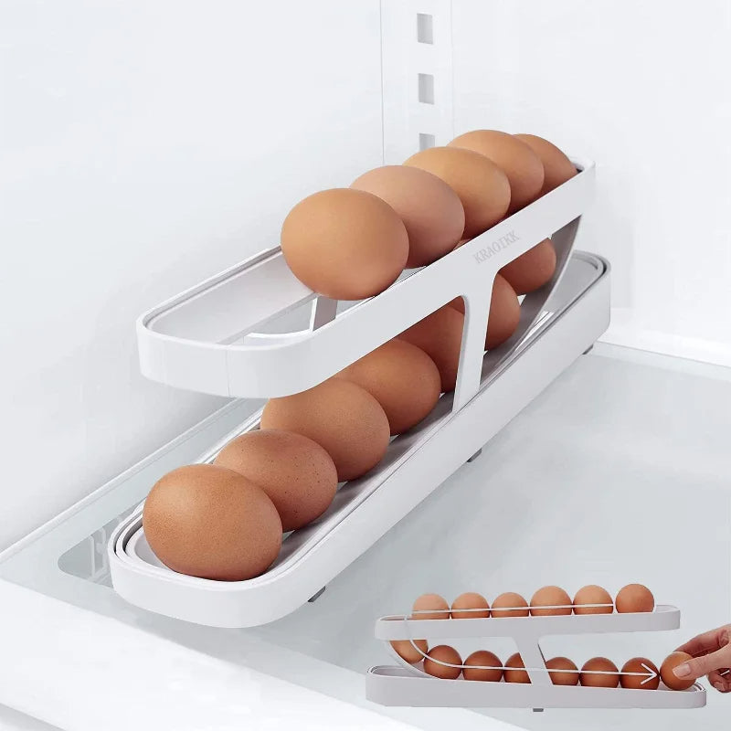 Why Every Kitchen Needs a 2-Tier Rolling Egg Dispenser