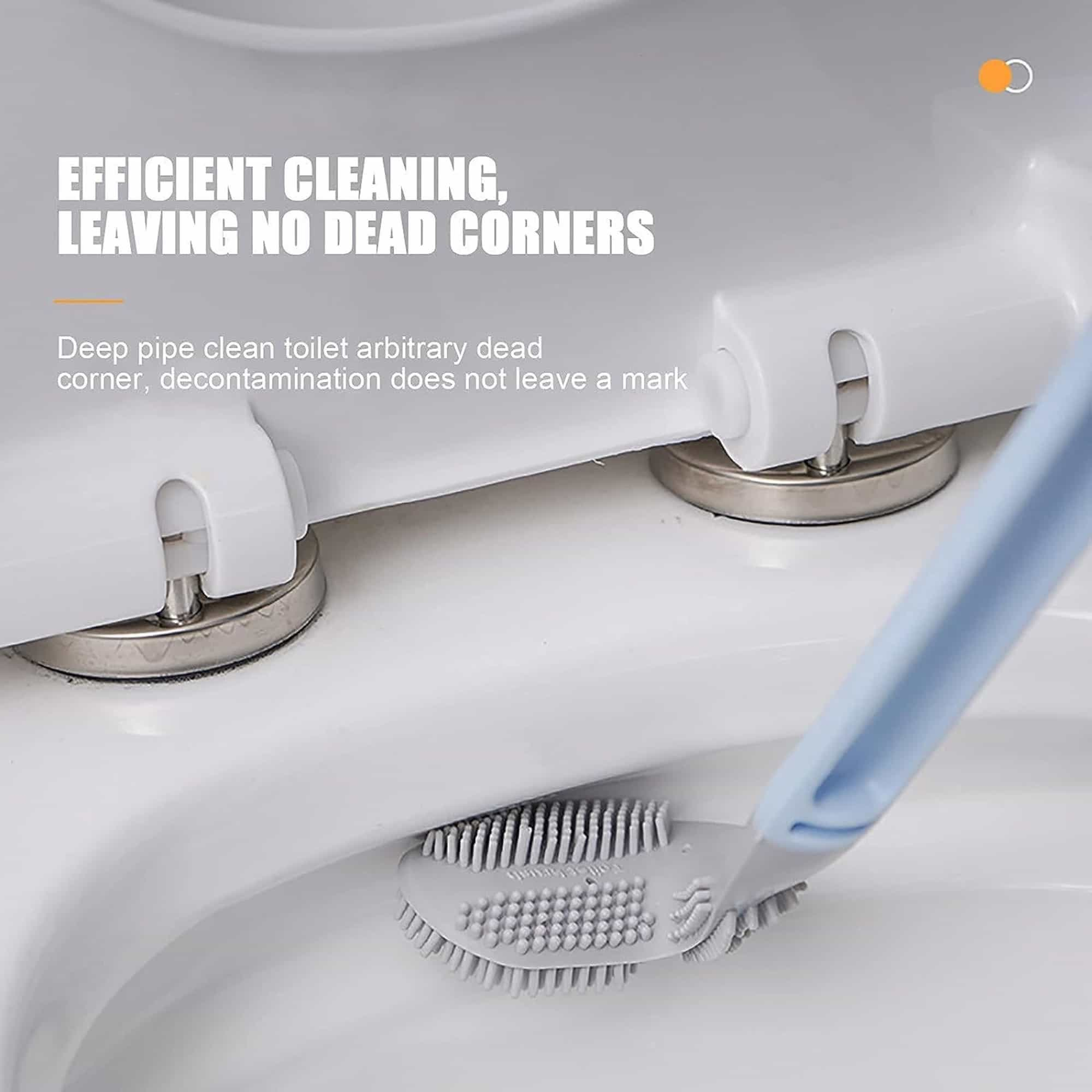 Silicone L-Shaped Toilet Brush