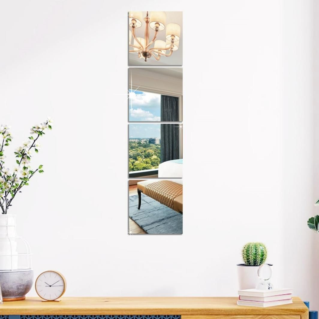 3D Acrylic Mirror Squares