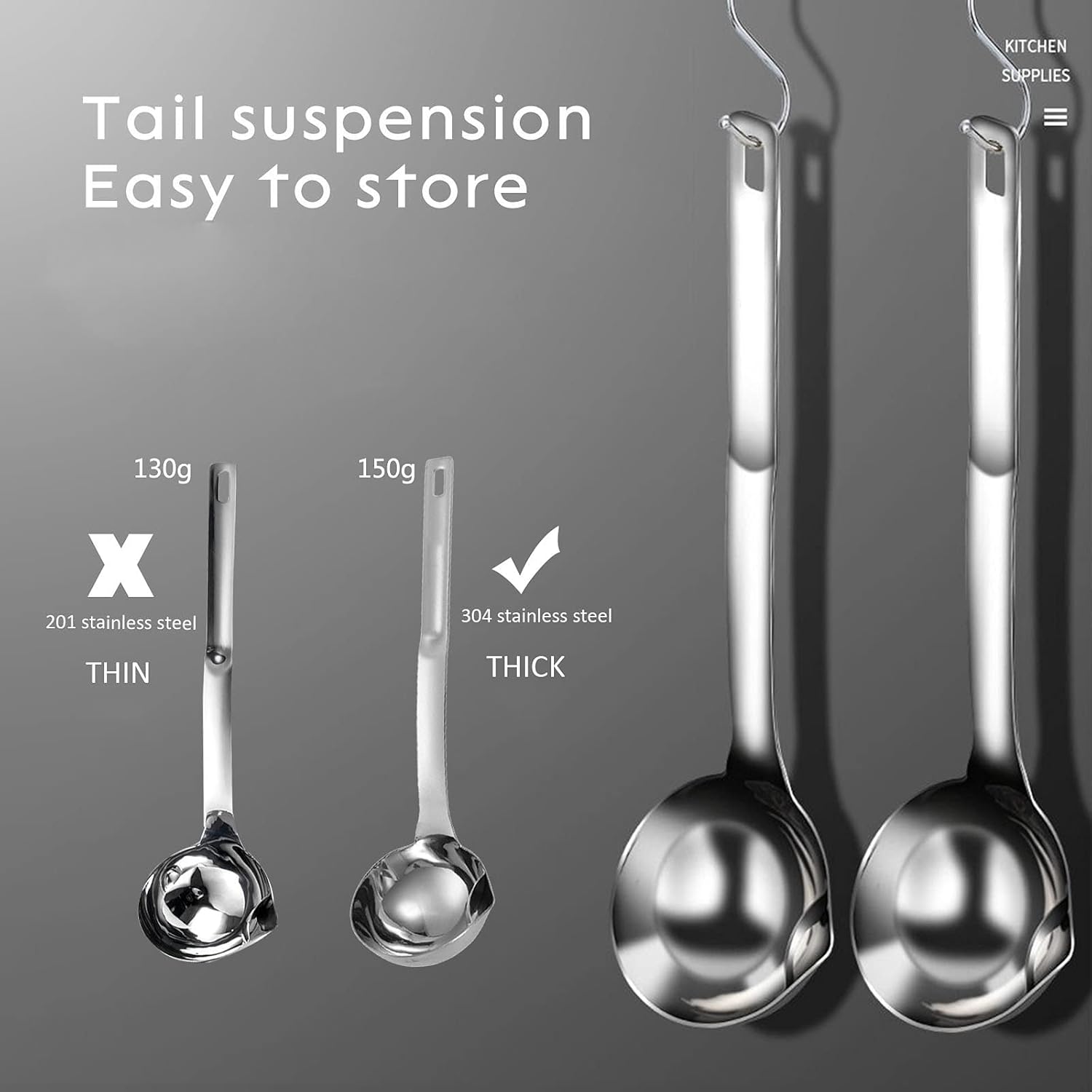 Stainless Steel Oil Separator Spoon